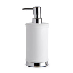 Classic White Chrome Bath Accessories, Soap/Lotion Pump | Crane & Canopy