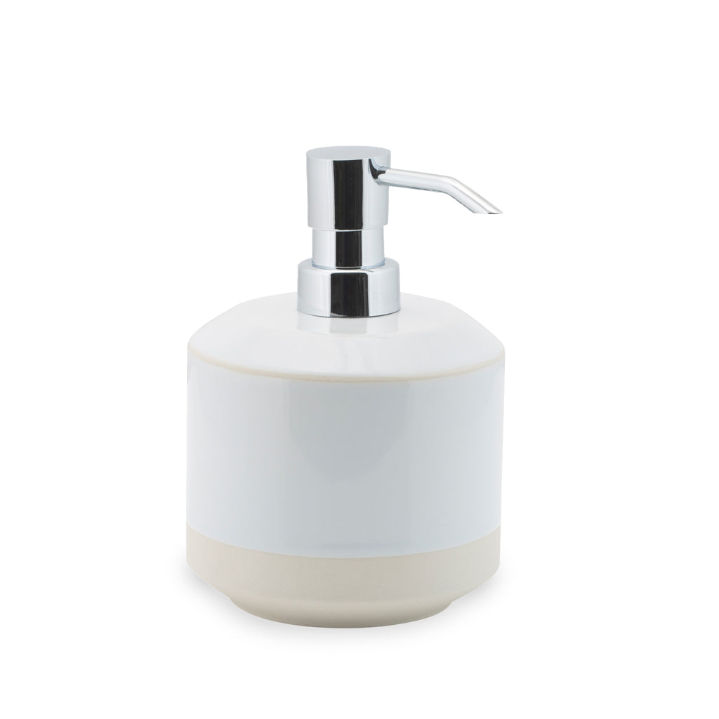 The Natural Ceramic Bath Accessories - Soap/Lotion Pump | Crane & Canopy