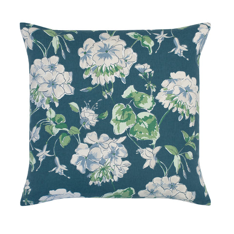 Calico Vine Green Blue Floral Throw Pillow – Land of Pillows