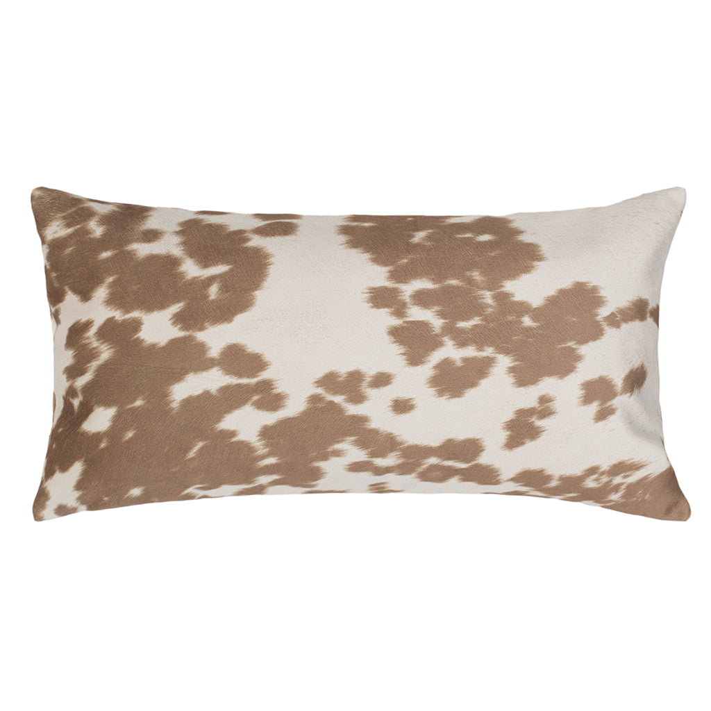 The Chestnut Cowhide Throw Pillow Crane Canopy