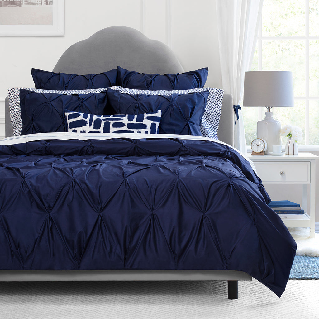 Navy Blue Bedding The Valencia Navy Blue Crane Canopy