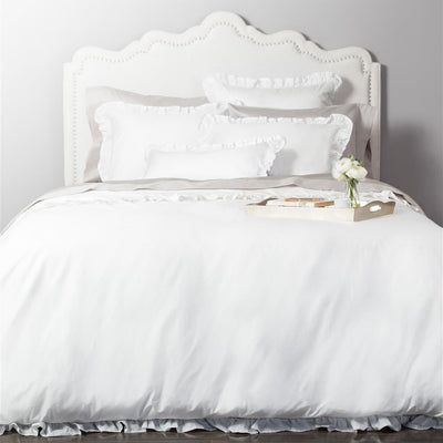 Ruffle Bedding The Vienna Soft White Crane Canopy