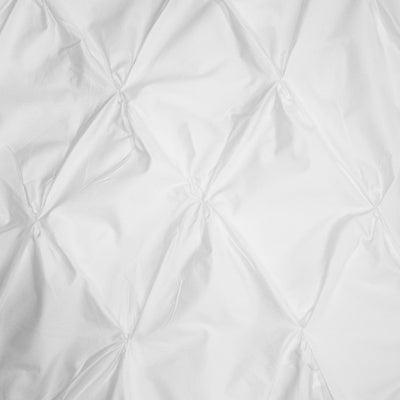 Pintuck The Valencia White Bedding And Shams Crane Canopy