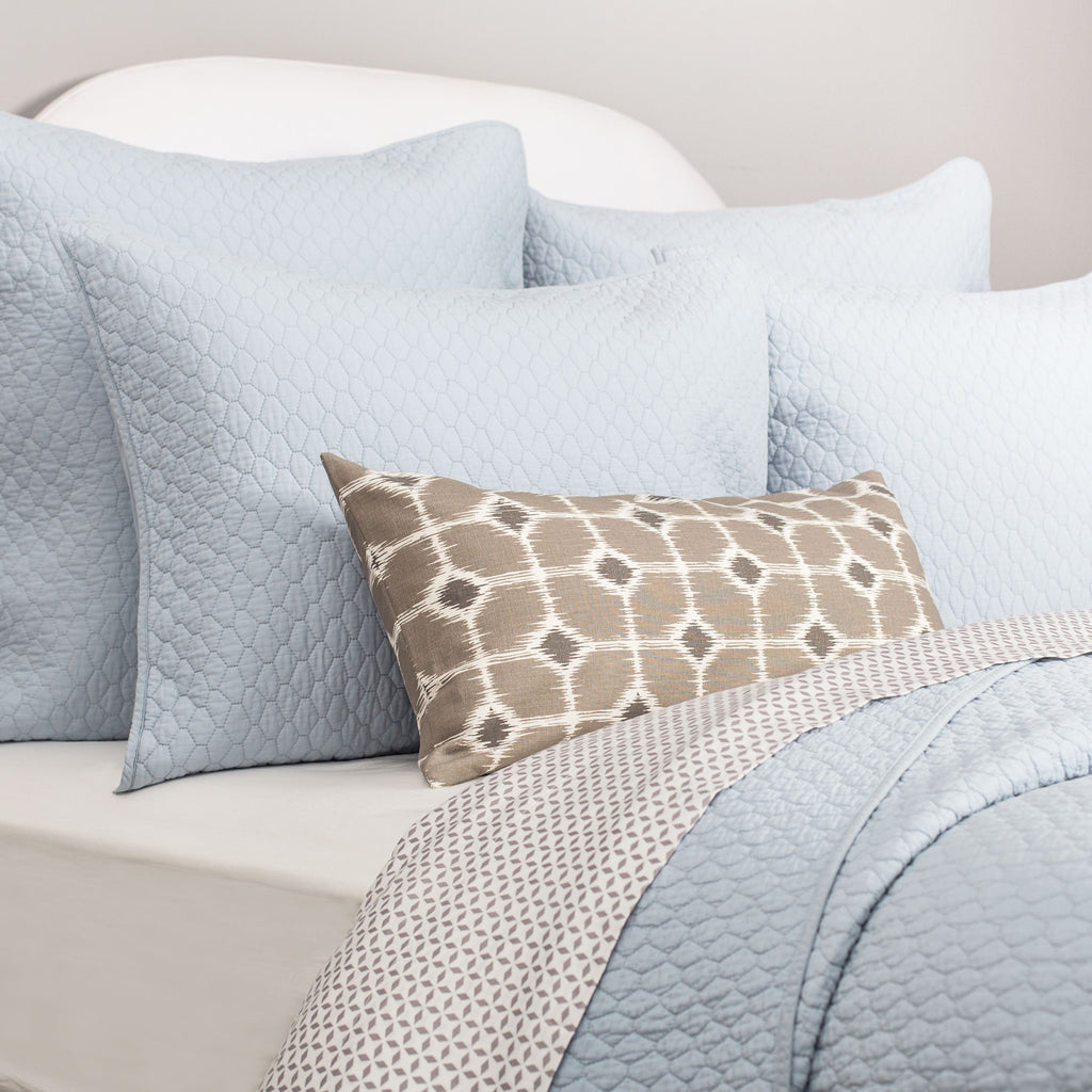 Light Blue Quilt And Sham Cloud Light Blue Crane Canopy