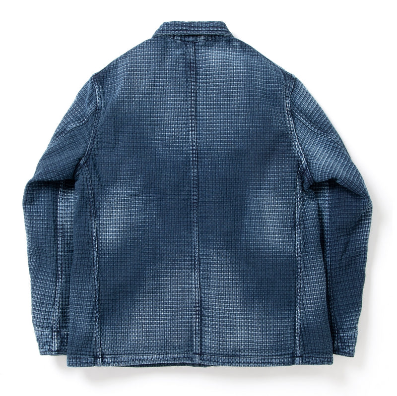 [Pre-Order] Studio D'Artisan Distressed Indigo Sashiko Coverall ...