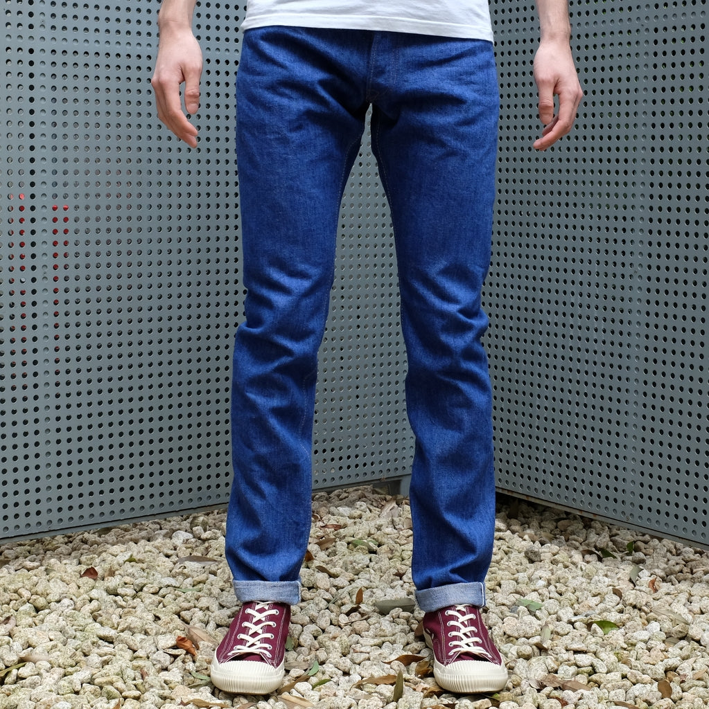 blue selvedge jeans