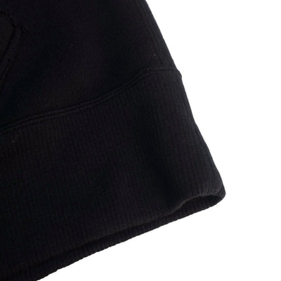 Loop & Weft Tompkins Knit Hooded Sweatshirt (Black) - Okayama Denim