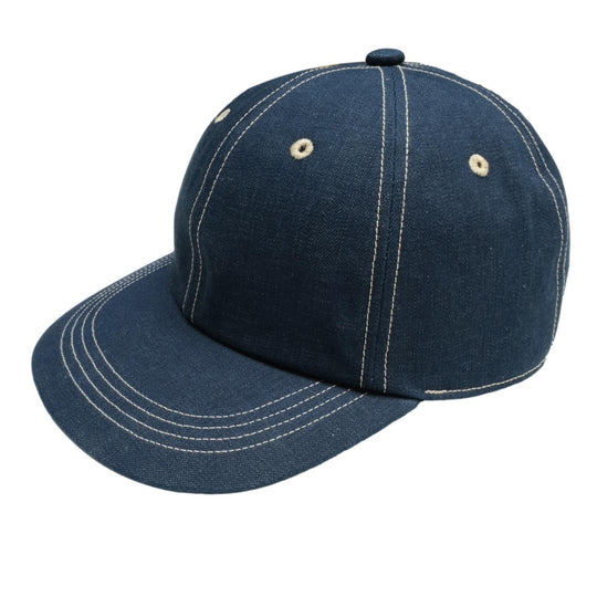 ODJB003 18oz. Sapphire Slub Baseball Cap - Okayama Denim