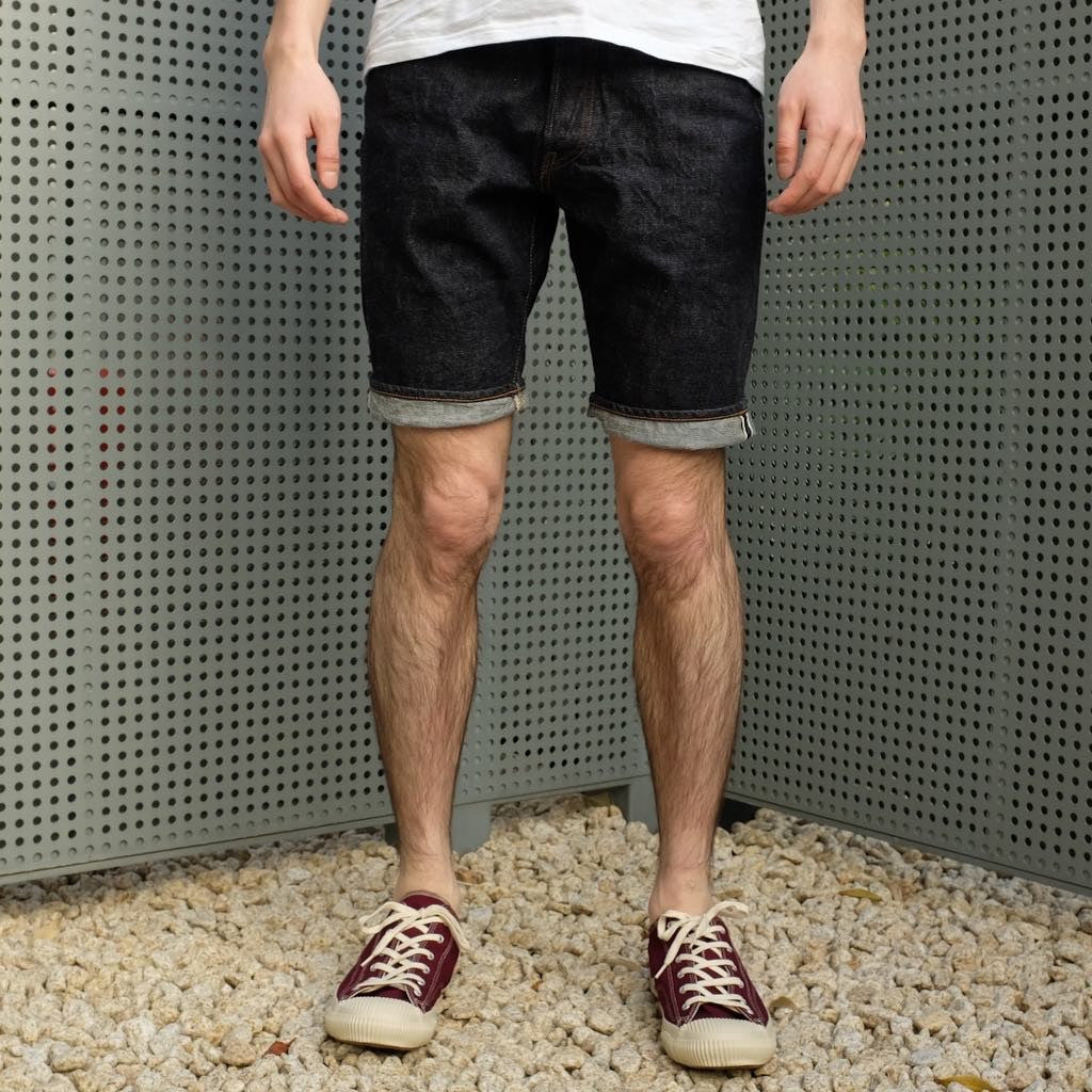 selvedge denim shorts