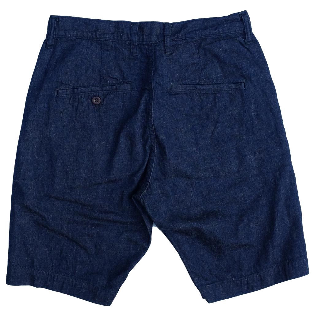 linen denim shorts