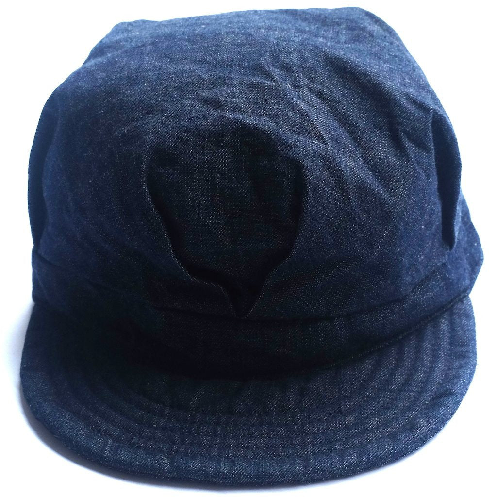 denim railroad cap