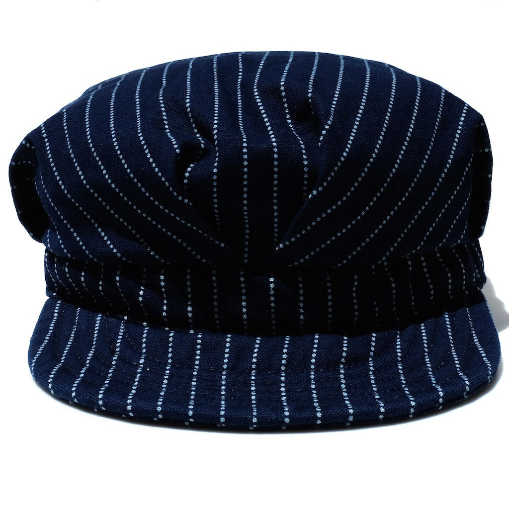 denim railroad cap