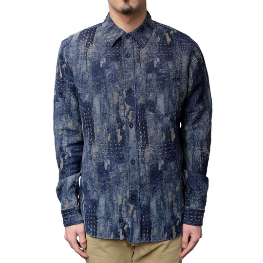 Japanese Selvedge Oxford Button Down Shirt in Blue