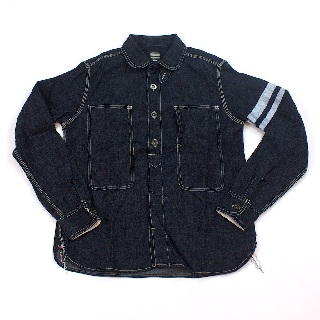 Momotaro 8oz. Selvedge Jail Pocket Shirt - Okayama Denim