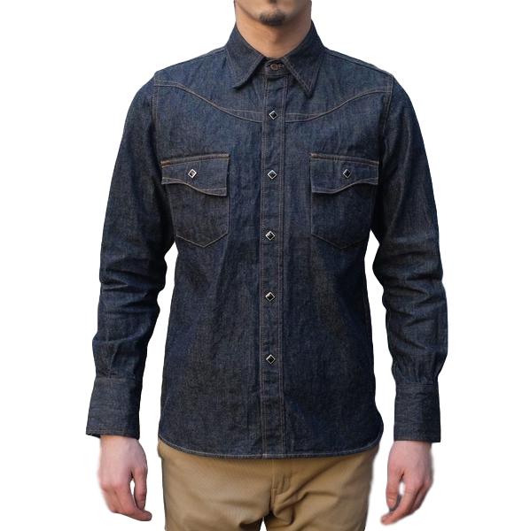 Samurai Jeans SWD-L02 Selvedge Denim Western Shirt - Okayama Denim