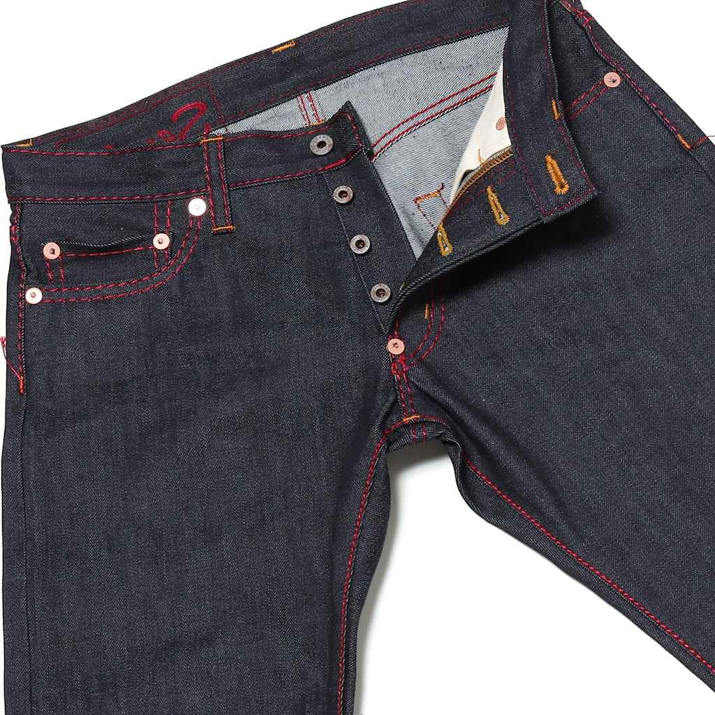 japanese red stitch denim jeans