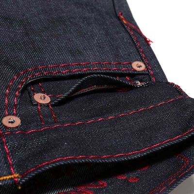 japanese red stitch denim jeans