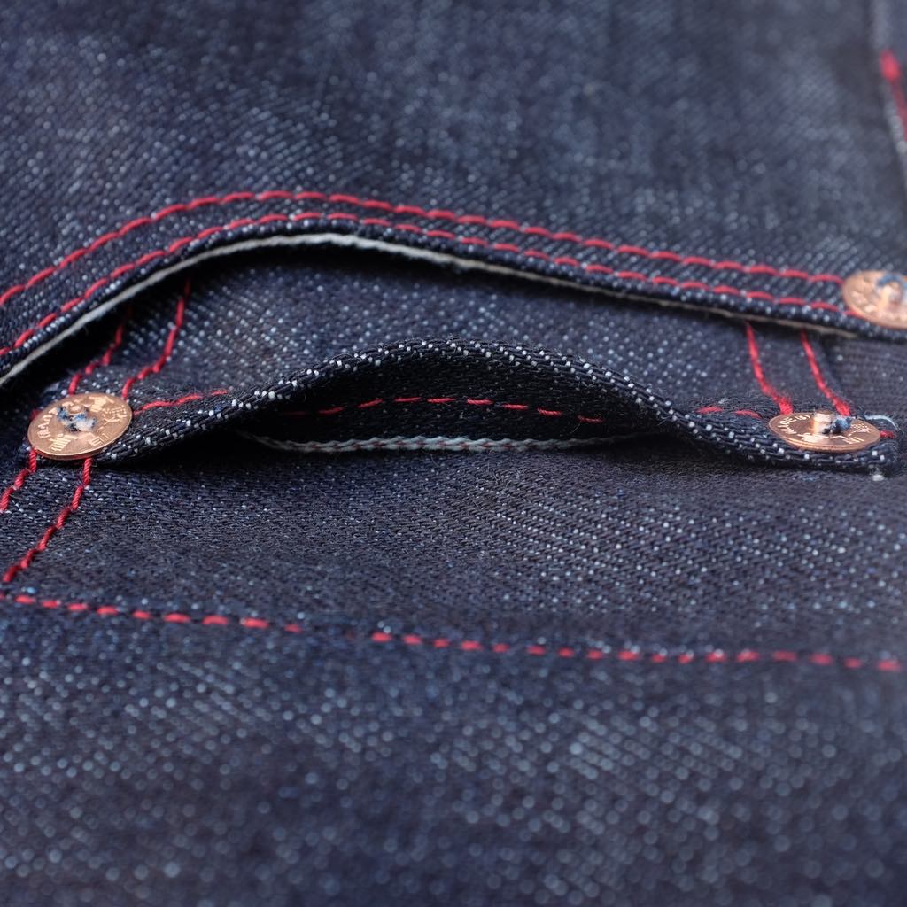 japanese red stitch denim jeans