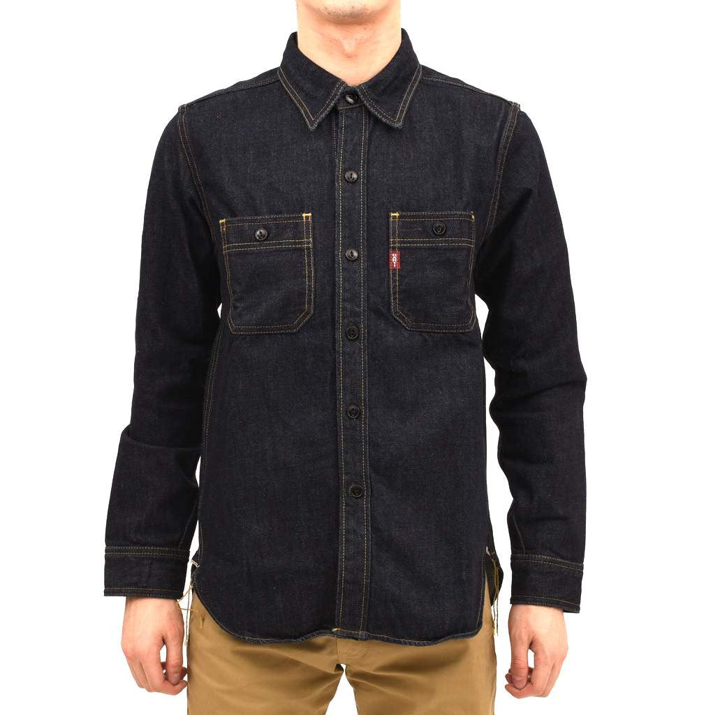 [Pre-Order] Studio D'Artisan 14oz. Selvedge Denim Work Shirt - Okayama ...