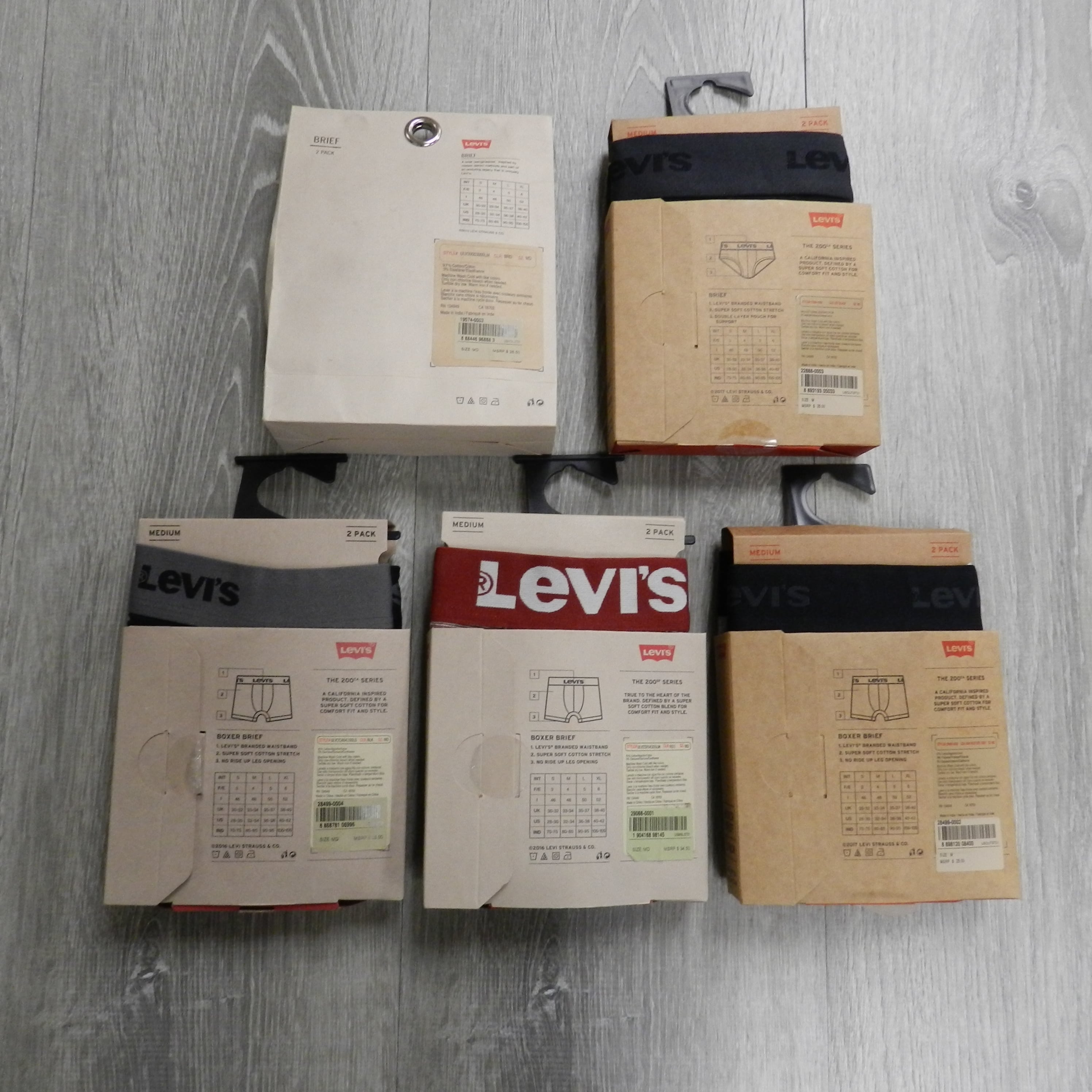levi's boxers 3 pack