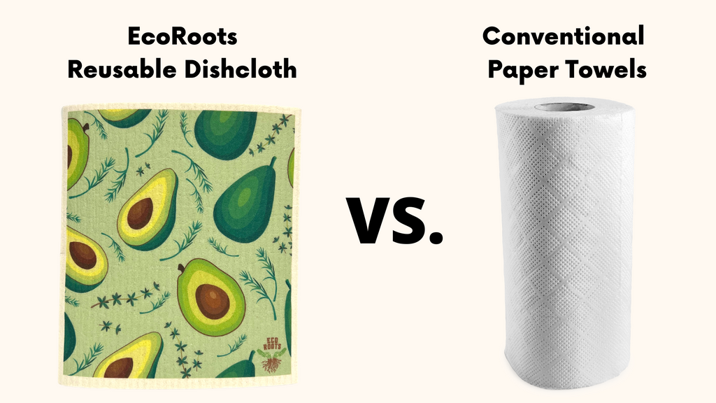 Say Goodbye to Single-Use with Reusable Paper Towels – EcoRoots