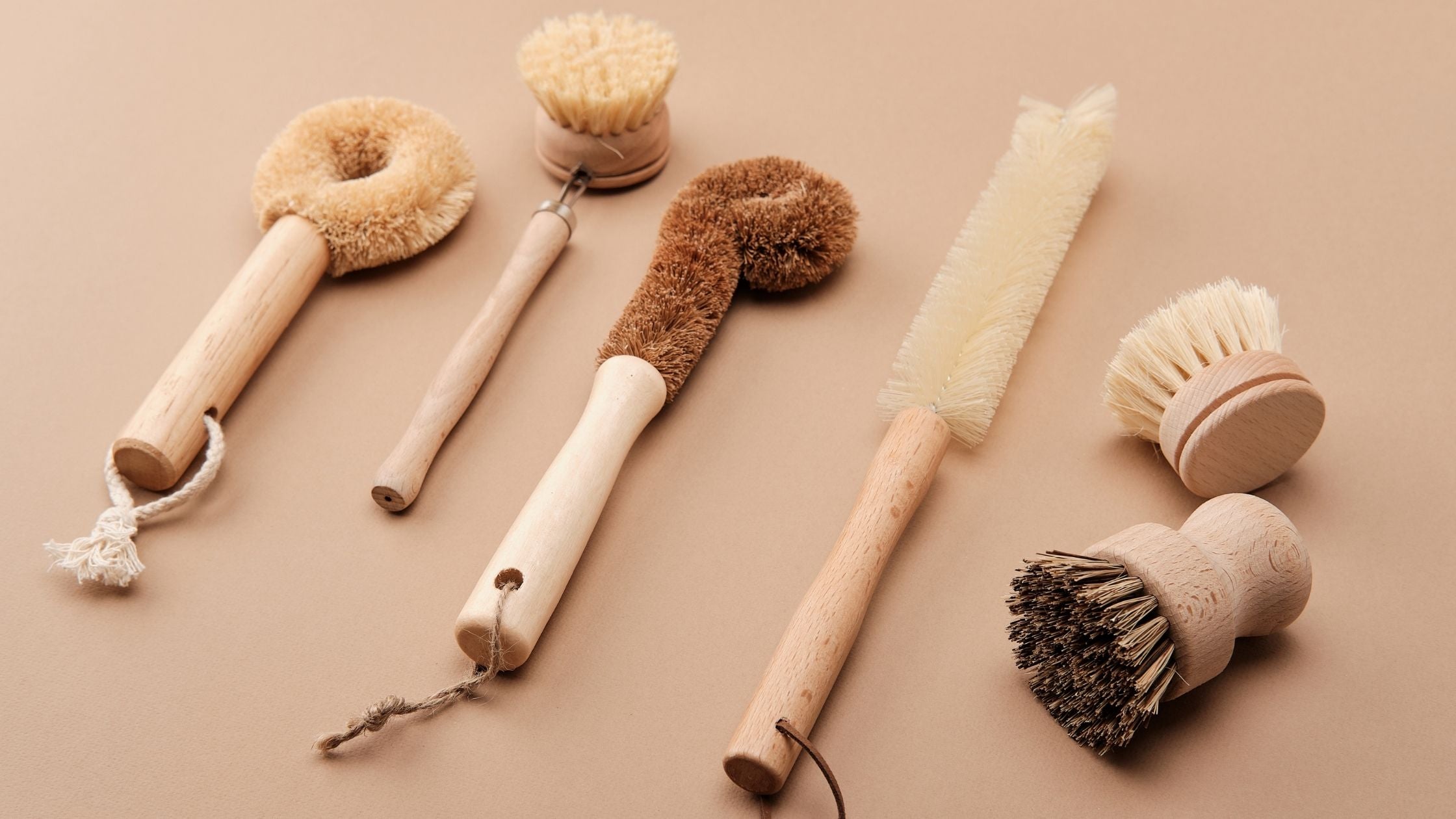 Pot Scrubber - Eco Friendly Scrub Brush, Bamboo, Plastic Free, Compostable