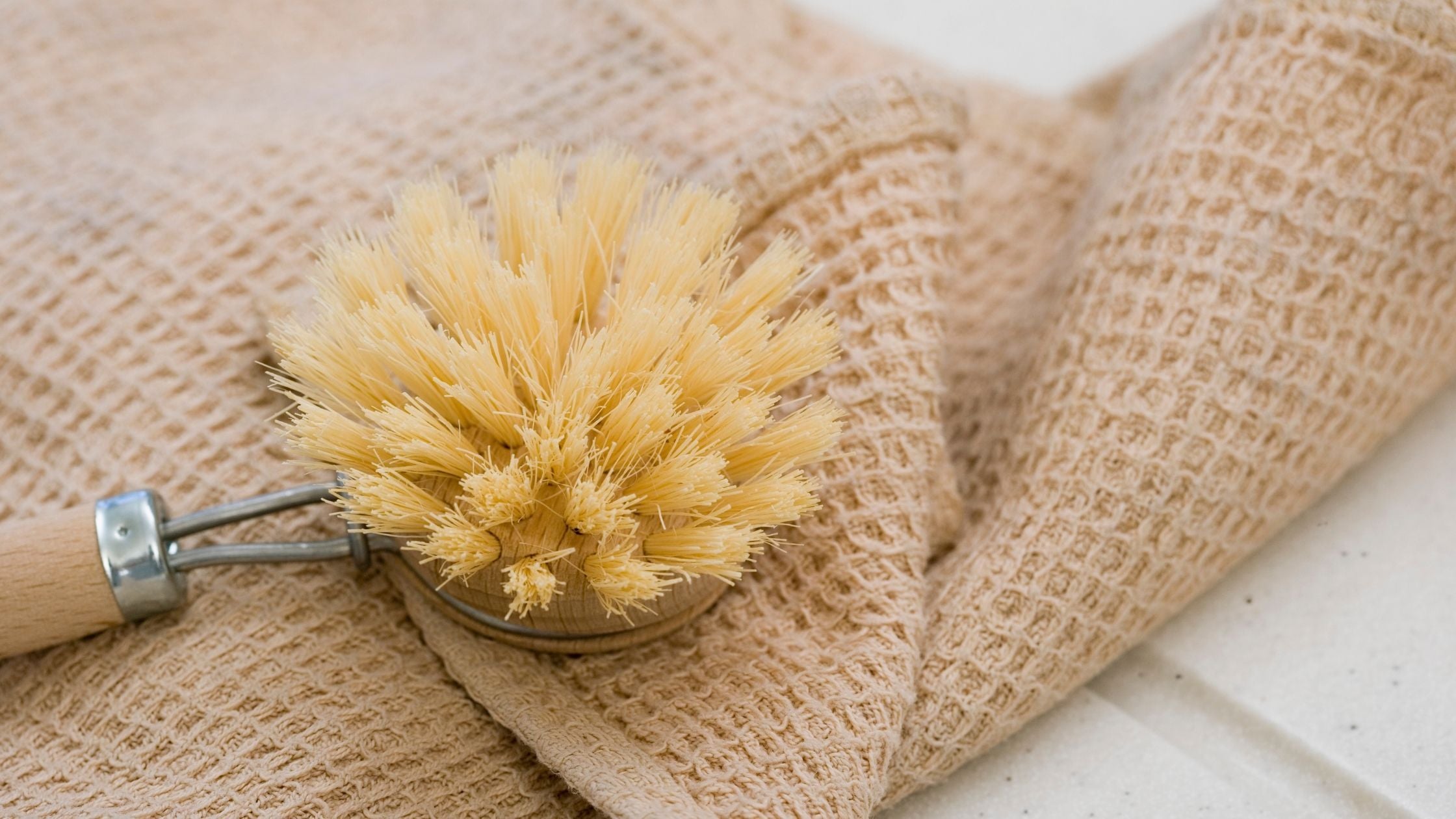 THREE REASONS TO SWITCH FROM PLASTIC TO NATURAL KITCHEN CLEANING BRUSH –  Ellei Home