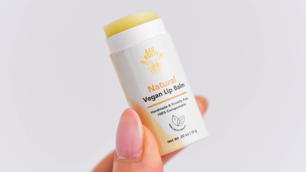 vegan natural zero waste lip balm