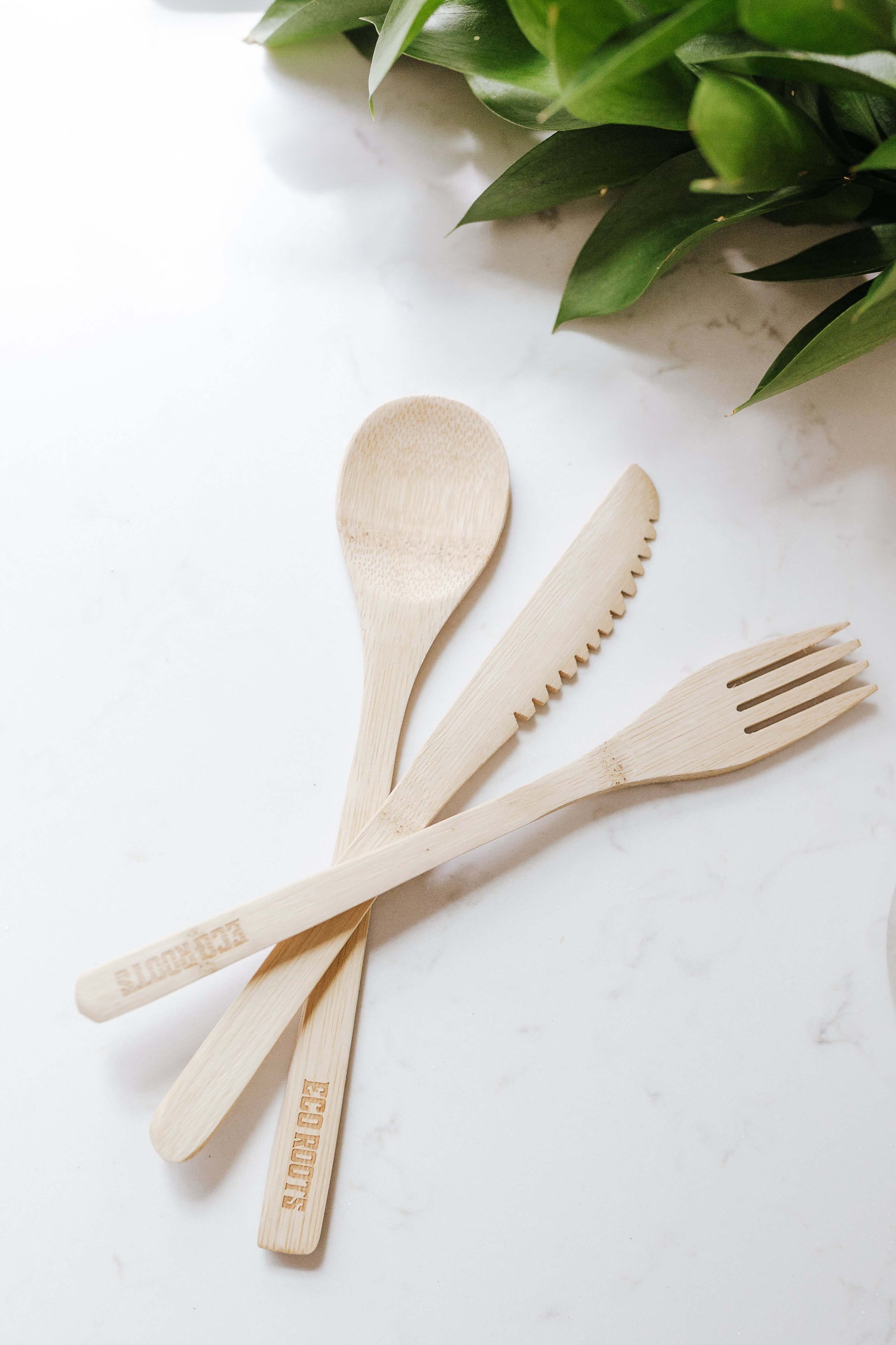 Reusable Bamboo Cutlery - Set of 5 – EcoRoots