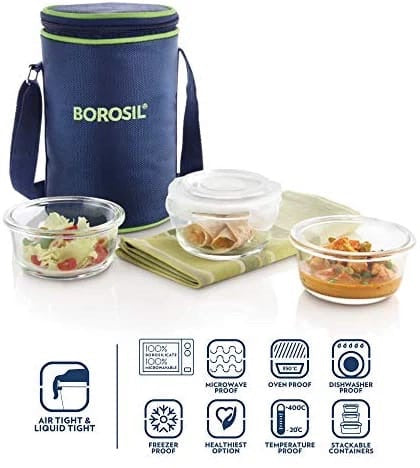 borosil klip n store lunch box