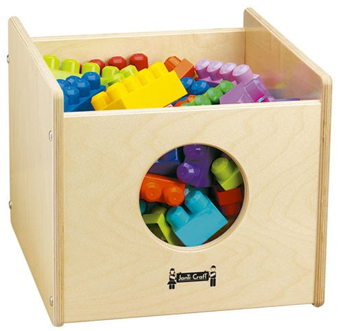 play table with storage bins
