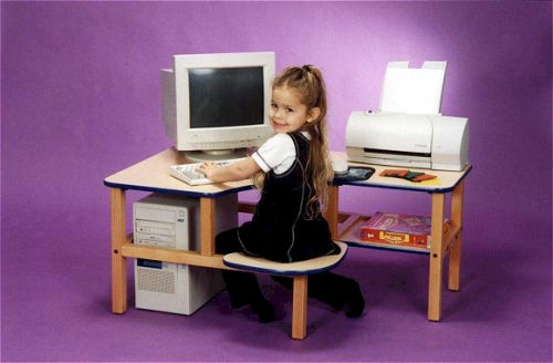 Kids Wooden Computer Desk Preschool Computer Desk Free Shipping
