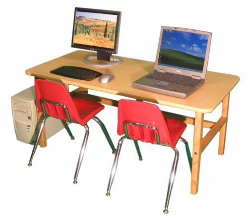 Kids Computer Furniture Wild Zoo Side By Side Kids Computer Desk