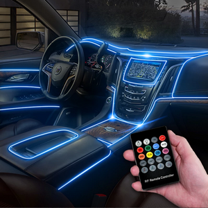 Carfitg Fiber Optic Multicolor Led Car Interior Ambient