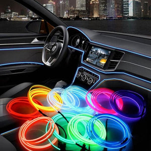 Carfitg Fiber Optic Multicolor Led Car Interior Ambient