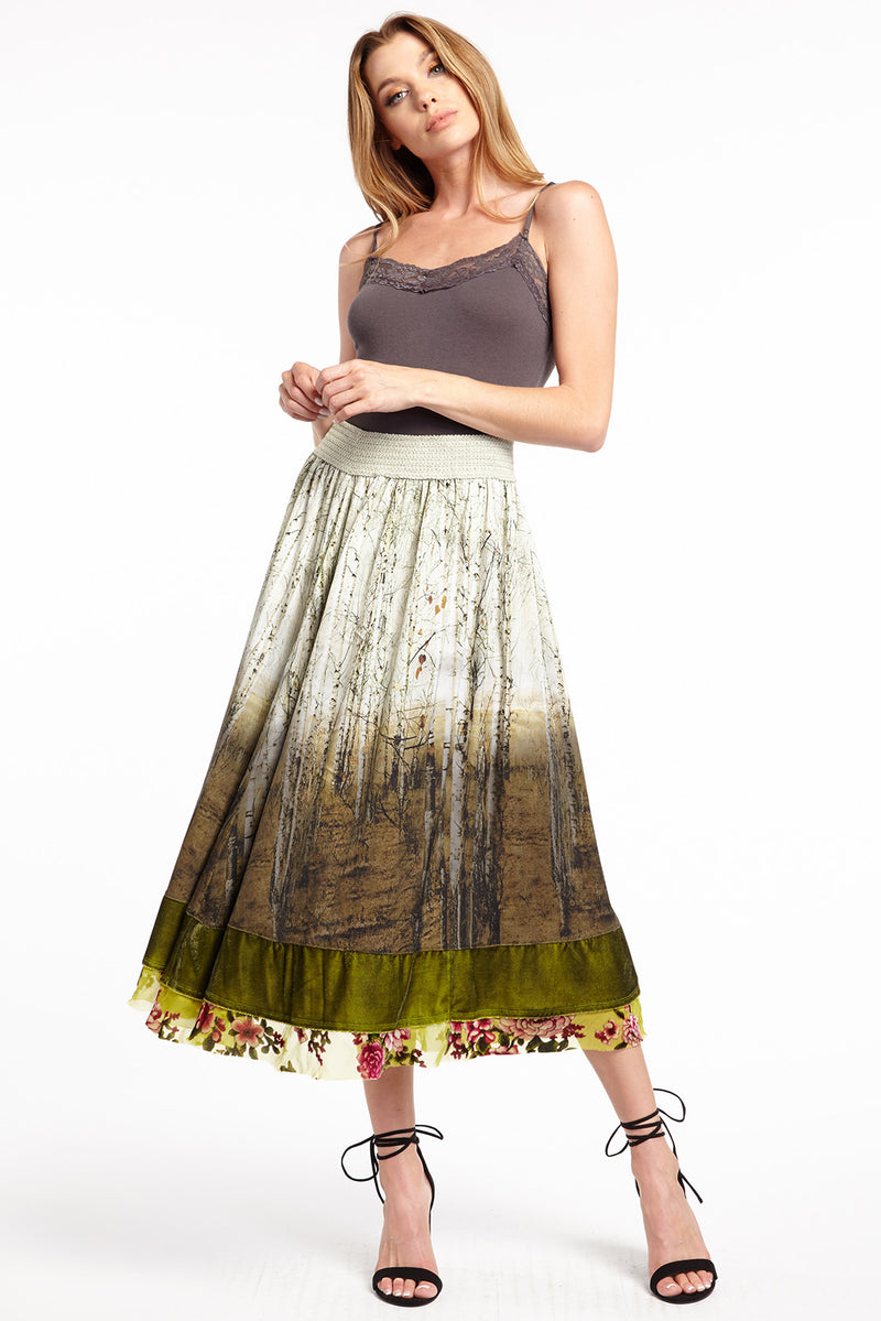 Washed Forest Skirt – Aratta LLC.