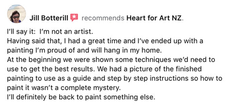 Jill's Heart for Art review