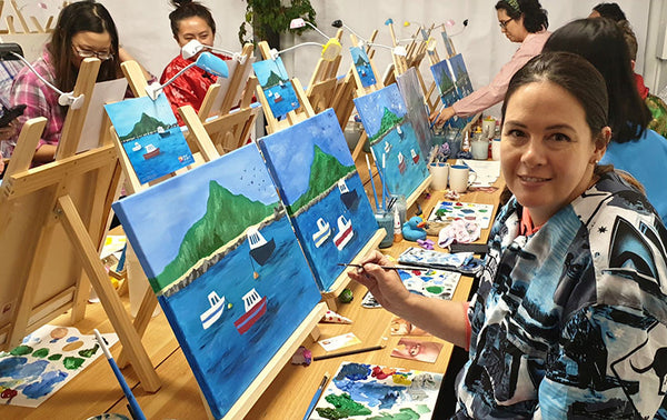 Social Painting classes at Heart for Art Wellington