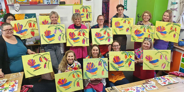 Join the Paint Party fun with Heart for Art