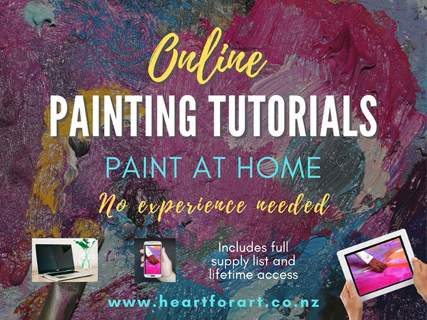 learn to paint from home with step by step online painting tutorials