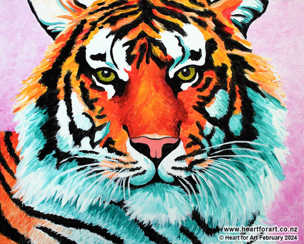 Rainbow Tiger © Heart for Art NZ