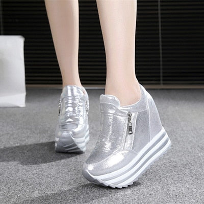 high wedge sneakers