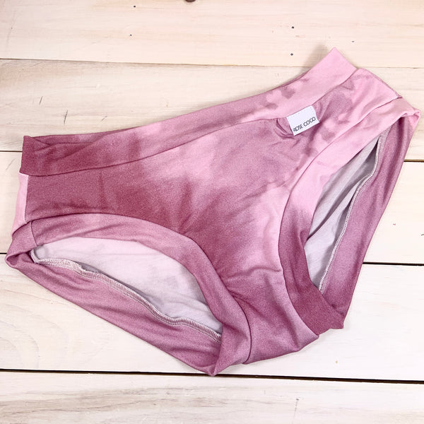 Sous-vêtement femme «Tie dye rose» (Jersey de bambou extensible)