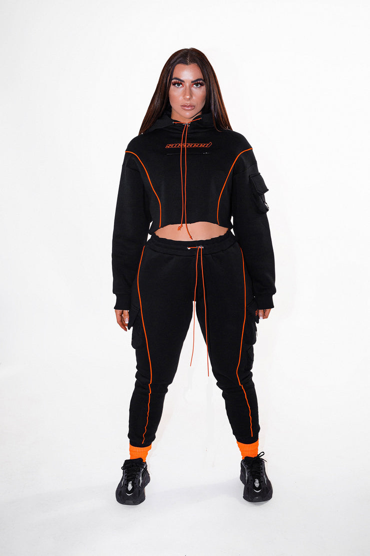 womens black tracksuit