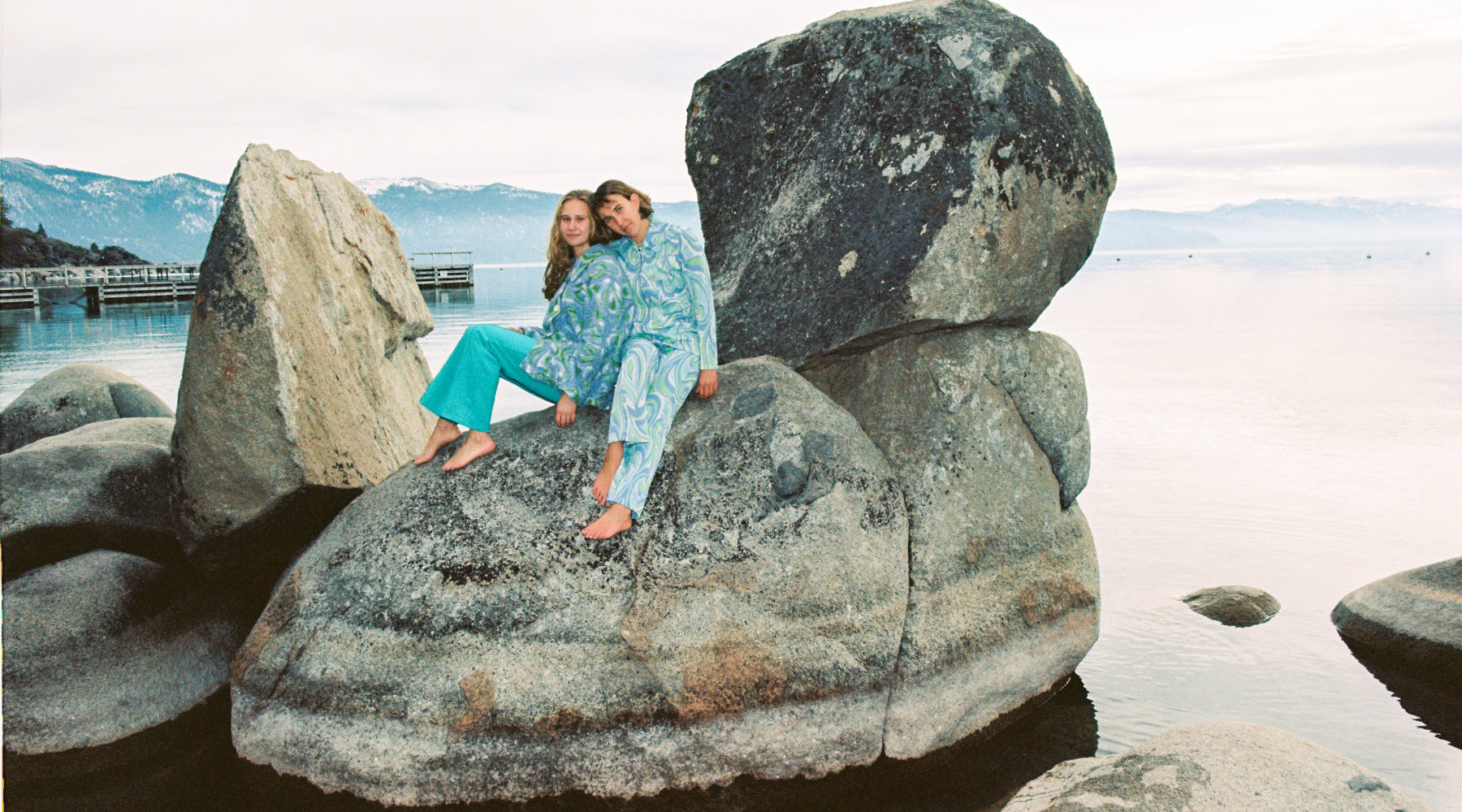 Lake Tahoe Vintage Inspired Clothing Rocks