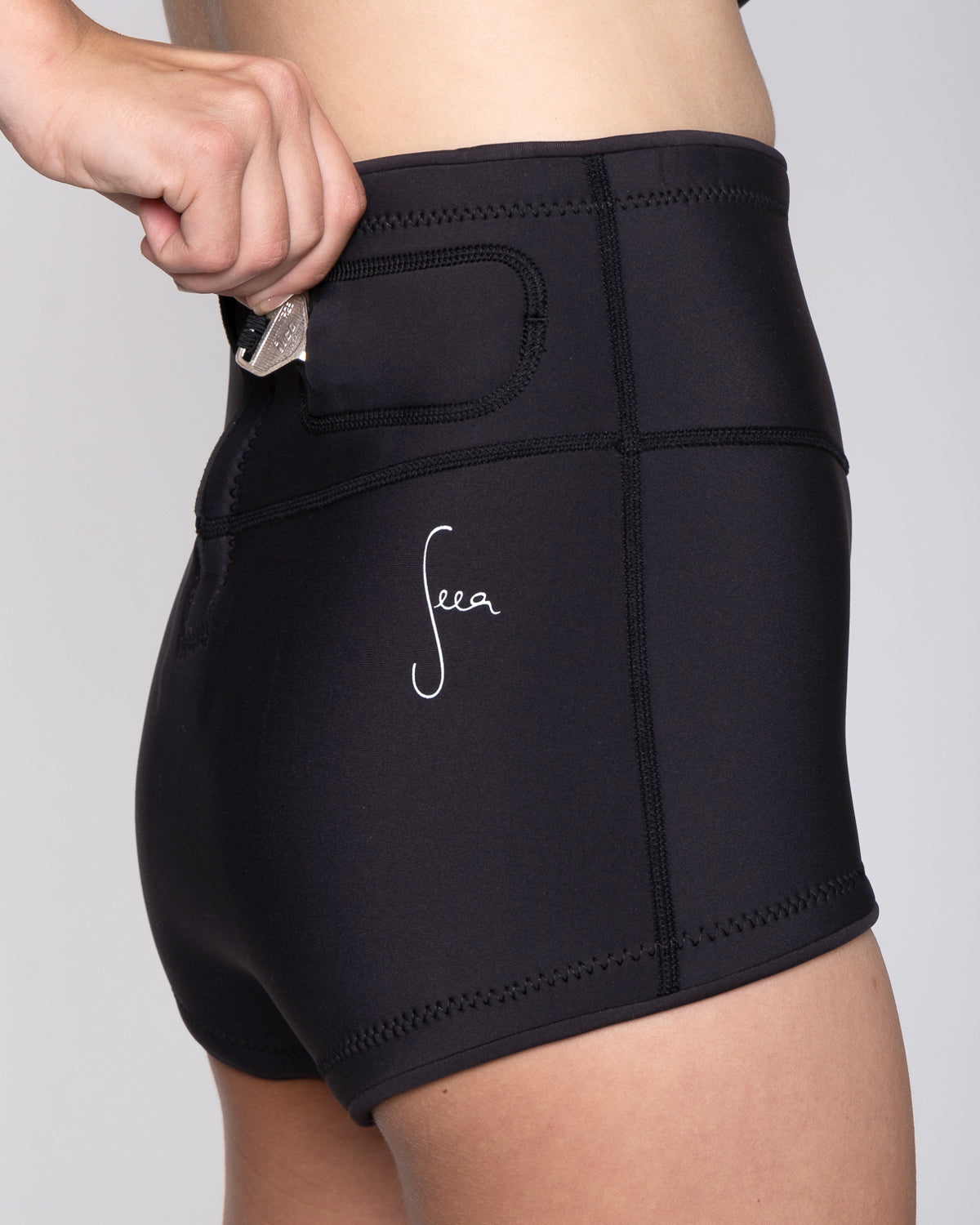 Palisades 2mm Yulex Shorts - Black