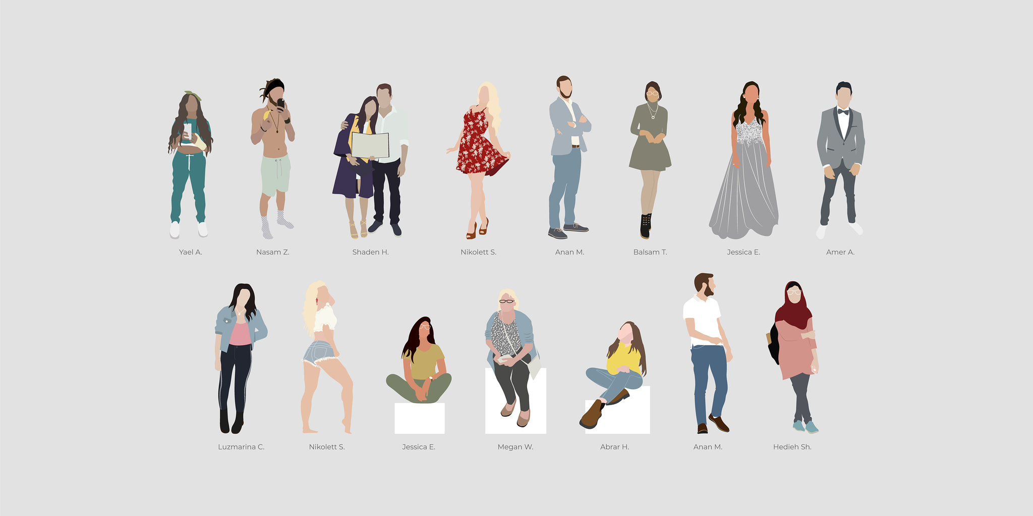 Vector people illustration