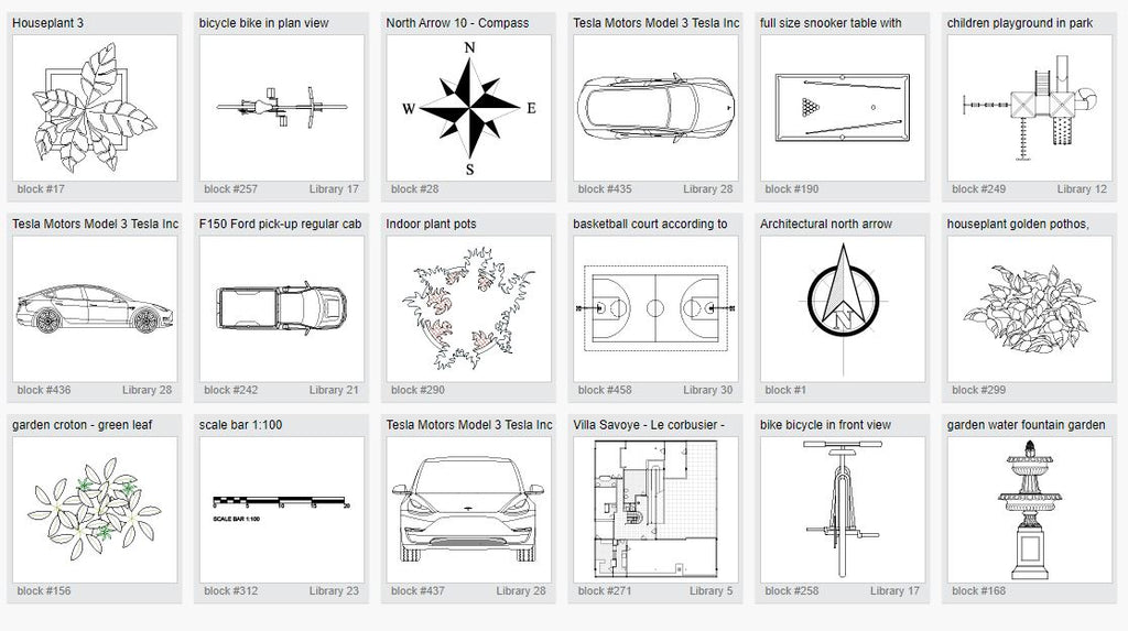 free autocad blocks 