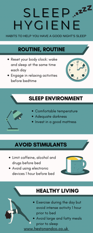 Sleep hygiene tips