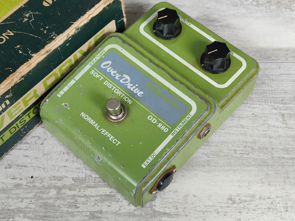 1980 Maxon OD-808 Vintage Tubescreamer (Ibanez TS-808) Overdrive w